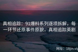 真相追踪：91爆料系列逐项拆解，每一环节还原事件原貌，真相追踪英剧