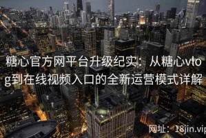 糖心官方网平台升级纪实：从糖心vlog到在线视频入口的全新运营模式详解