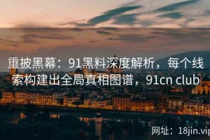 重披黑幕：91黑料深度解析，每个线索构建出全局真相图谱，91cn club