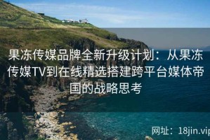 果冻传媒品牌全新升级计划：从果冻传媒TV到在线精选搭建跨平台媒体帝国的战略思考