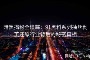 暗黑揭秘全追踪：91黑料系列抽丝剥茧还原行业背后的秘密真相